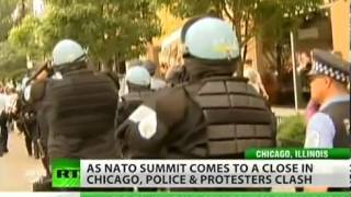 Chaos in Chicago during NATO summit   YouTube