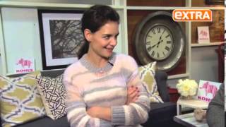 VIDEO  Katie Holmes dishes on project with Taylor Swift and Meryl Streep   Mail Online