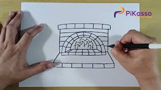 How to Draw a Fireplace : A Beginner's Guide