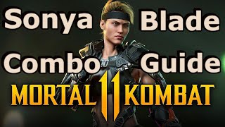 MK11 Sonya Combo Guide - Tournament Variations