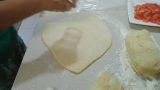 How To Prepare Shape The Dough of Pizza Pan de Coco | Recipe No. 93