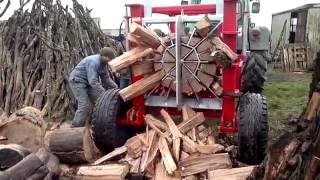 100 Ways to Split Firewood. Best Cleaver, Saw and Log Splitter Compilation