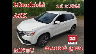 Mitsubishi ASX 1.6 117kM na gaz BRC mivec montaż LPG w ARG Auto Gaz Łódź