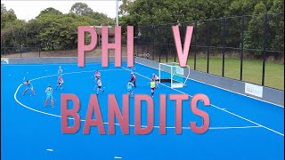 PHI V BANDITS 60 + Womens Hockey. Gold Coast hockey centre