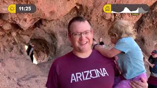 Exploring at Papago Park in Phoenix Arizona with the Wish Trip Games App