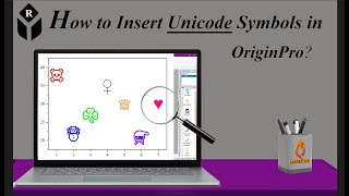 Unicode Symbols in scatter plot in OriginPro