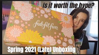 FabFitFun Spring 2021 Unboxing | *Last Chance* | First time with FFF