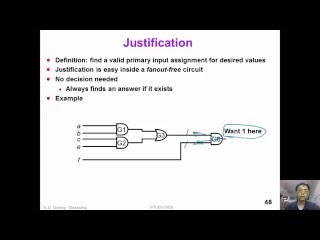 7 4 Combinational ATPG, D-algorithm