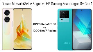 OPPO Reno8 T 5G vs vivo iQOO Neo7 Racing 5G