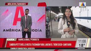 Sandra Pettovello visita Tucumán para lanzar el Tren Socio-sanitario