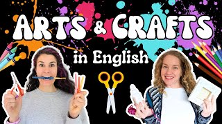 English Vocabulary for Arts and Crafts | Drawing, Painting, Origami Instructions in English