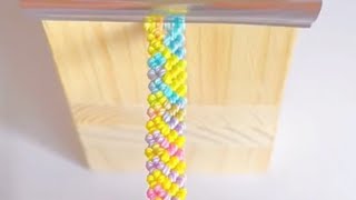 Candy Cord Wide Bracelet Tutorial #diybracelet #diybracelets #diyideas