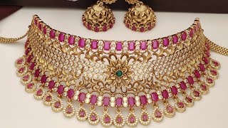 one gram gold jewellery collections 😜😜😜|for orders WhatsApp no 8977508109