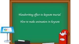 How to create whiteboard  animation video in keynote (TUTORIAL)