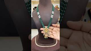 Colour Beads Jewellery Design 2024 / Beads Jewellery/ Stone Jewellery/ Gold Haram Design #gold #new