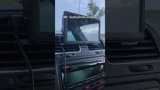 GoGoDrive screen with CarPlay! #car #oldcar #screen #carplay #androidauto #googlemaps #shorts