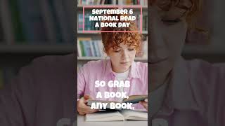 September 6 National Read A Book Day