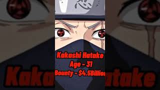 Kakashi bounty