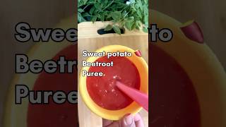 Weight Gain and Immunity Booster Puree|| Sweet Potato 🍠 and Beetroot Puree|| 6 months plus