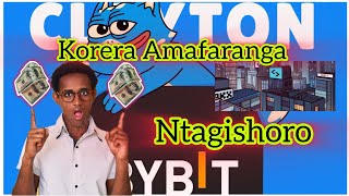 Clayton Airdrop, Korera Amafaranga Kuri Enternet ntagishoro Bigusabye.