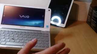 SONY VAIO VGN-P11Z Unboxing  - replacement for Teclast X98 Air II