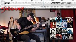 U2 - Love is Blindness- Bass Cover with Tabs in 4K