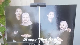 HAPPY WEDDING TRY AND ALI