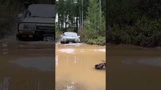 Land Cruiser 80 series water crossing