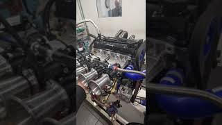 Toyota 4age ae86 engine on the dyno