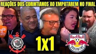 REAÇÕES DOS CORINTIANOS ao EMPATAREM NO FINAL CORINTHIANS 1X1 BRAGANTINO