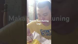 Andy Balala Makan Nasi Kuning Lagi. #food #shortsvideo