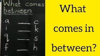 What comes between | #between #concept English | between letters | Jay and Jezz | #jayandjezz