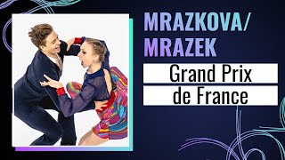 MRAZKOVA / MRAZEK (CZE) | Ice Dance Rhythm Dance | Grand Prix de France 2024 | #GPFigure