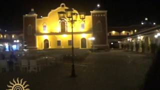 Grand Bahia Principe Coba. Hacienda Doña Isabel at night.