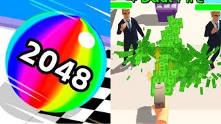 Ball Run 2048 vs MoneyGun Run - All Levels Android,ios Gameplay Mobile P5