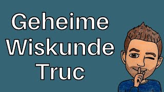 Geheime wiskunde Truc