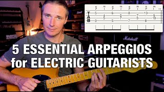 5 Fingerstyle Arpeggio Exercises for Electric Guitarists