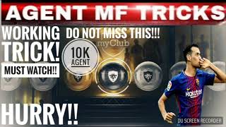 Midfield/mf agent black ball trick || pes mobile 18