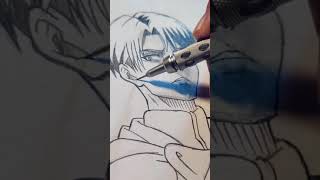 Drawing Levi Ackerman #shorts - [ATTACK ON TITAN FINAL SEASON]