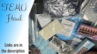 Huge TEMU Haul: Resin Molds, Jewelry Supplies, Nails & Business Essentials