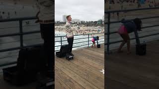 Santa Monica Pier Straight Jacket Escape