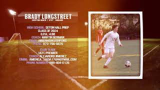 Brady Longstreet 2022 Spring Soccer Highlights | Seton Hall Prep Class of 2024