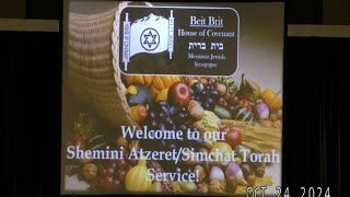 24 OCT 2024 - Shemini Atzeret - Simchat Torah