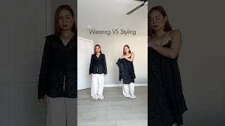 Wearing VS Styling - Black Button Down