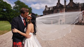 Natalia And Cameron's Beautiful Sorn Castle Wedding