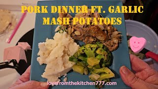 Symphony of Flavors: Mastering a Delectable Pork Dinner with Garlic Potatoes | Culinary Delight