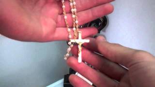 Precious Moments First Communion Rosary for a Girl