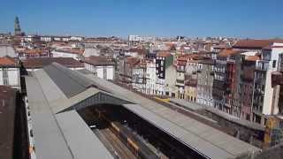 Vista por cima da estação de São Bento