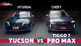 Chery TIGGO 7 PRO MAX o Hyundai Tucson: pruebas y características | comparativa | review