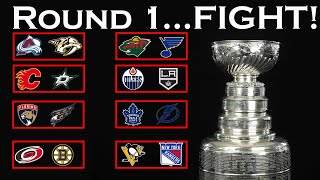 NHL Playoff Predictions For ALL 16 Teams in Round 1!